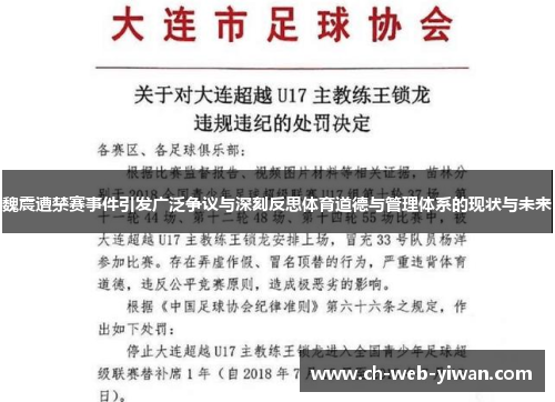 魏震遭禁赛事件引发广泛争议与深刻反思体育道德与管理体系的现状与未来